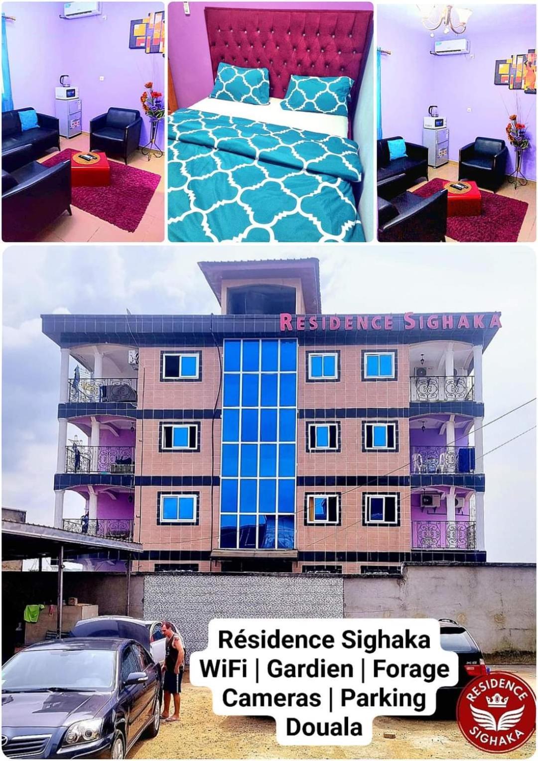 Residence Sighaka - Studio Meuble Vip Avec Wifi, Gardien, Parking Douala Exterior foto